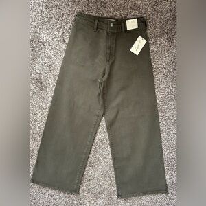 NWT olive universal thread wide leg jeans